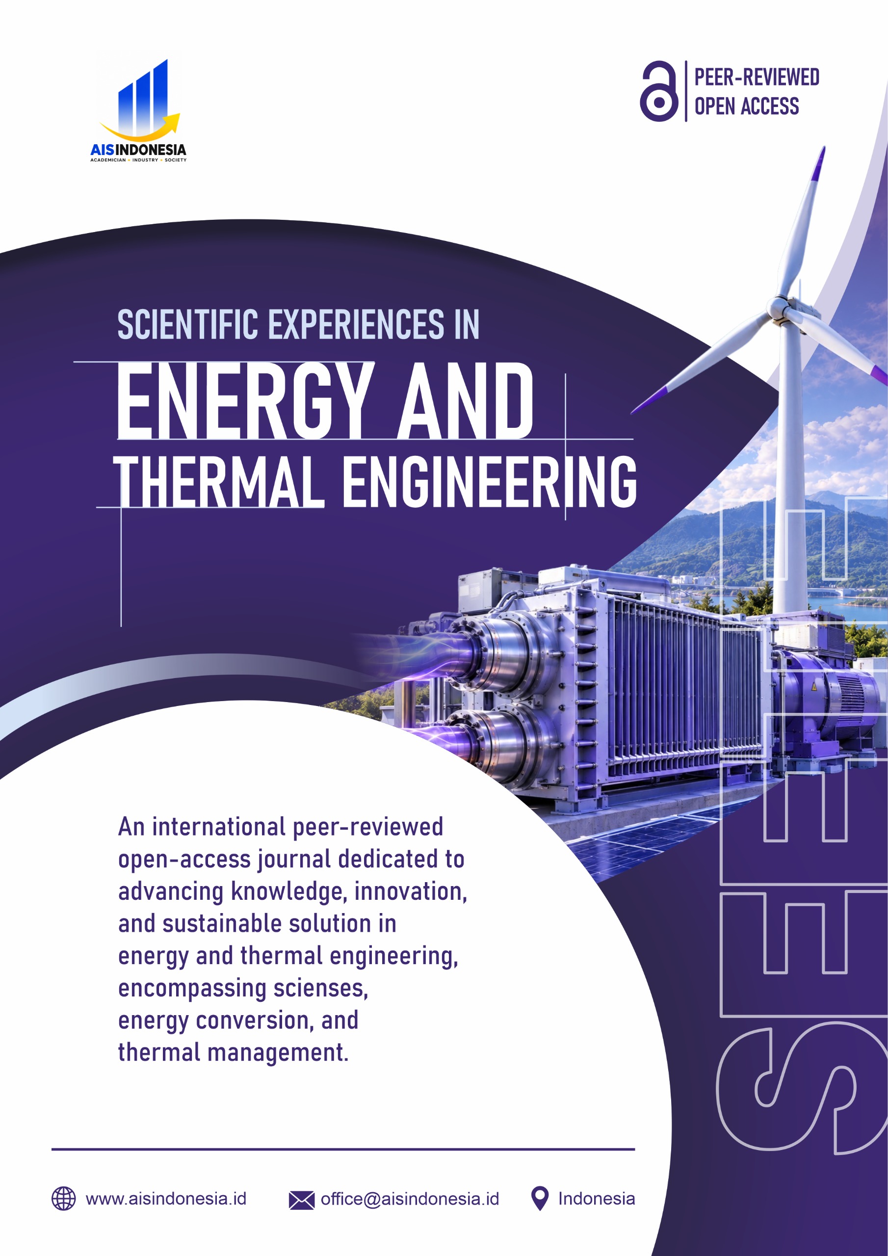 Scientific Experiences in Energy and Thermal Engineering